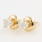 NEW Classic 14K Yellow Gold Diamond Stud Screw Back Earrings Jewelry