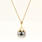 Classic Vintage Estate 14K Yellow Gold Tahitian Drop Pearl Pendant and 18" Chain 