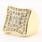 Men's Estate Vintage 14K Yellow Gold Natural Diamond 3.60CTW Ring