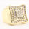 Men's Estate Vintage 14K Yellow Gold Natural Diamond 3.60CTW Ring