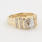 Modern Estate Ladies 14K Yellow Gold Marquise Cut Diamond 0.60CTW Right Hand Ring Jewelry