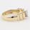 Modern Estate Ladies 14K Yellow Gold Marquise Cut Diamond 0.60CTW Right Hand Ring Jewelry