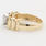 Modern Estate Ladies 14K Yellow Gold Marquise Cut Diamond 0.60CTW Right Hand Ring Jewelry