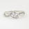 NEW Modern Ladies 10K White Gold Diamond 1/3CTW Right Hand Bypass Ring