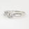 NEW Modern Ladies 10K White Gold Diamond 1/3CTW Right Hand Bypass Ring