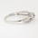 NEW Modern Ladies 10K White Gold Diamond 1/3CTW Right Hand Bypass Ring