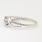 NEW Modern Ladies 10K White Gold Diamond 1/3CTW Right Hand Bypass Ring