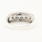 Modern Estate Men's 925 Silver Diamond Sz 10.5 Ring Band Jewelry