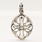 Vintage Estate 925 Sterling Silver Religious Cross Pendant 