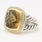 Authentic David Yurman Albion Ring Lemon Citrine Diamond Sterling Silver 925 18K