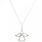 NEW Modern Sterling Silver 925 Angel Pendant 19" Cable Link Chain