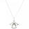 NEW Modern Sterling Silver 925 Angel Pendant 19" Cable Link Chain