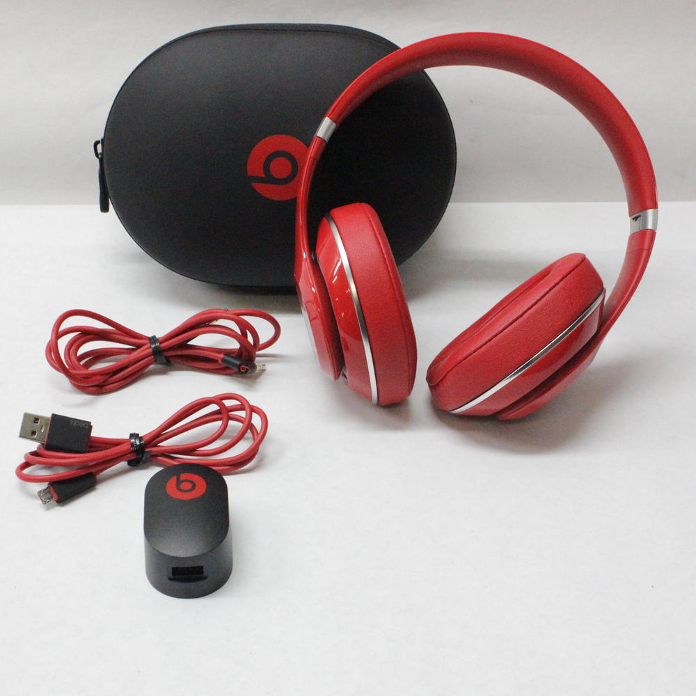 Beats By Dr Dre Studio B0500 Wired Over Ear Red Headphones W