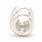 Classic Ladies 14k White Gold Diamond 1.00CTW Huggie Earrings Jewelry