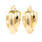 Classic Estate Ladies 14K Yellow Gold Huggie Hoop Earrings 