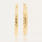 NEW Classic 14K Yellow Gold Hollow Hoop Saddle Back Earrings