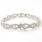 Classic Ladies Vintage Estate 14K White Gold Diamond 2.25CTW 7 Inch Bracelet