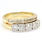 Vintage Estate Custom 14K Yellow Gold Diamond Anniversary Right Hand Ring Band