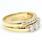 Vintage Estate Custom 14K Yellow Gold Diamond Anniversary Right Hand Ring Band