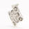 Modern Estate 14K White Gold Diamond 0.35CTW Ornate Locket Pendant