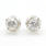 NEW Classic 14K White Gold Diamond Stud Screw Back Earrings