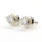 NEW Classic 14K White Gold Diamond Stud Screw Back Earrings