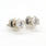 NEW Classic 14K White Gold Diamond Stud Screw Back Earrings