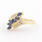 Marvelous Blue Sapphire 14K Yellow Gold Diamond Jewelry Set 