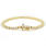 Classic Ladies Estate 14K Yellow Gold Diamond 3.85CTW Tennis Bracelet Jewelry