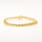 Classic Ladies Estate 14K Yellow Gold Diamond 3.10CTW Tennis Bracelet Jewelry