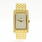 Caravelle by Bulova Women's 44L107 Rectangle Yellow Gold Toned Bracelet Watch