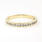 Vintage Estate 14K Yellow Gold Marquise Cut Diamond Solitaire 10K Yellow Gold Ring Band Set