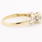 Estate Vintage 14K Yellow Gold Diamond 0.85CTW Wedding Ring Duo Set