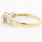 Estate Vintage 14K Yellow Gold Diamond 0.85CTW Wedding Ring Duo Set