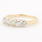 Estate Vintage 14K Yellow Gold Diamond 0.85CTW Wedding Ring Duo Set