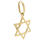 Vintage Estate 10K Yellow Gold  Star of David 25MM Pendant Jewelry