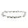 Charming Sterling Silver 925 Men's Figaro Bracelet Jewelry