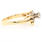 Estate Vintage 10K Yellow Gold Diamond 0.30CTW Heart Anniversary Wedding Ring Set 