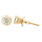 NEW Classic 14K Yellow Gold Diamond 0.50CTW Stud Screw Back Earrings Jewelry