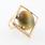 Fine Vintage Estate Retro 18K Yellow Gold Tigers Eye Cabochon Cocktail Ring