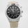 Michael Kors Men's Black Dial Chronograph SS Nylon Strap MK-8187 Quartz Watch