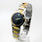 Ladies Movado Black Musuem Dial Two Tone Quartz Watch 81 E4 1848