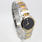 Ladies Movado Black Musuem Dial Two Tone Quartz Watch 81 E4 1848