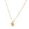 Modern 14K Yellow Gold Diamond Star Pendant 16" 14K Box Chain Necklace Jewelry