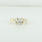 New Love Three Diamond Heart Yellow Gold Engagement "please Say Yes" Wedding Ring