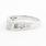 Classic Modern 14K White Gold Princess Cut Diamond Wedding Ring Duo Set 