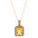 Modern Le Vian 14K Yellow Gold Citrine Chocolate Diamond Necklace Pendant Ring Set