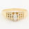 Classic Ladies 14K Yellow Gold Marquise Diamond 0.75CTW Right Hand Ring Jewelry