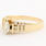 Classic Ladies 14K Yellow Gold Marquise Diamond 0.75CTW Right Hand Ring Jewelry