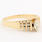 Classic Ladies 14K Yellow Gold Marquise Diamond 0.75CTW Right Hand Ring Jewelry